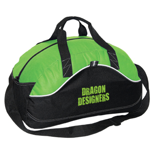 NW7274-18” SPORTS BAG-Black/Lime Green (Clearance Minimum 40 Units)